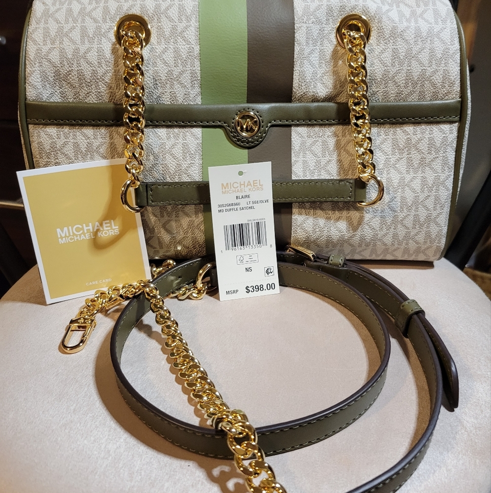 Michael kors Blair Green purse
